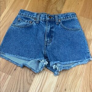 NWOT Levi’s  Denim Cutoff Shorts size 24 (fit small)